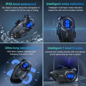 هدست بلوتوث کلاه کاسکت مدل Y5X